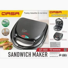 QASA SANDWICH MAKER QT-800 BLACK   