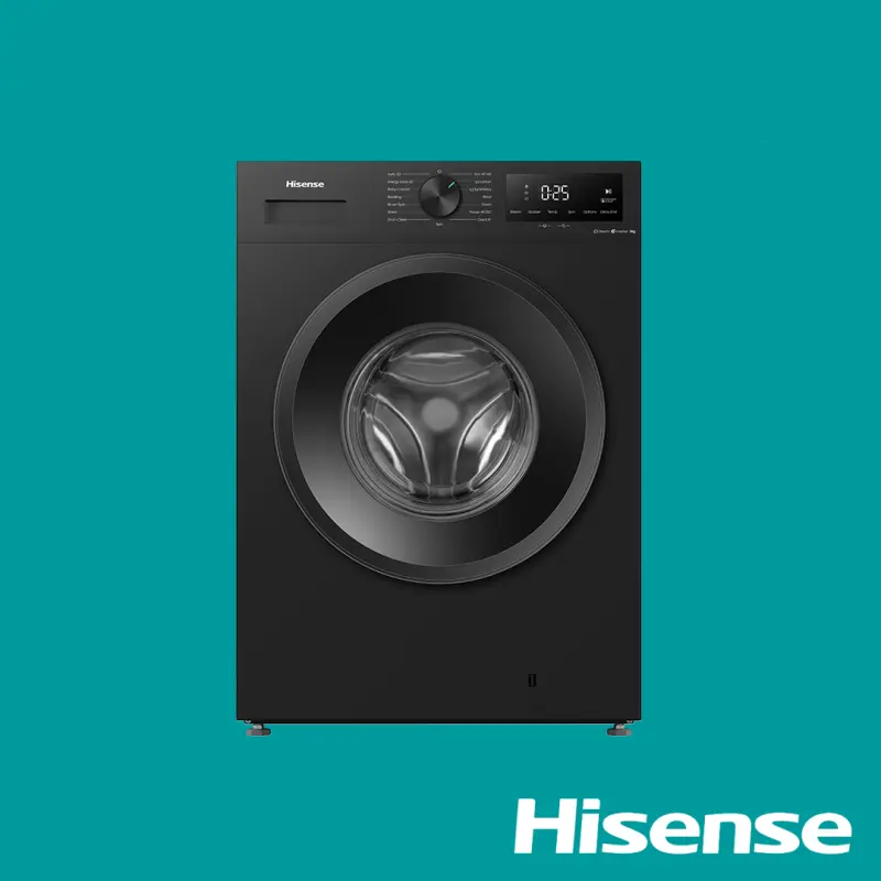 HISENSE WASHING MACHINE 8KG WM1I8042BKWF
