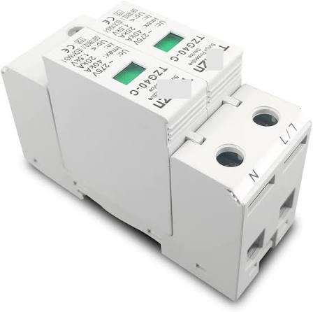 120A 2P MCB/SPD +HOUSING