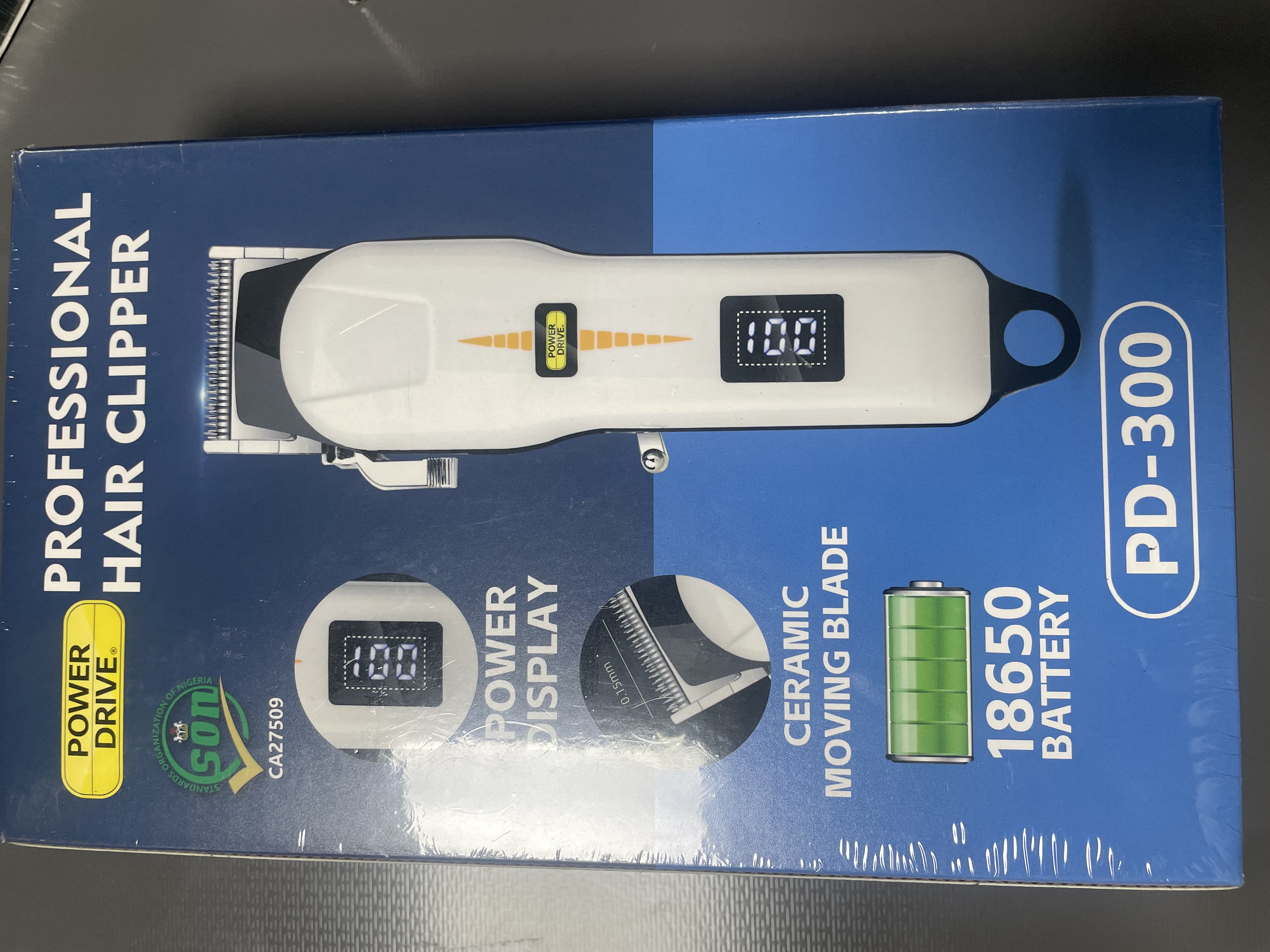 PROFESSIONAL HAIR CLIPPER MODEL PD-300