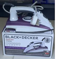 BLACK DECKER X1750-BS  STEAM IRON WITH NON STICK