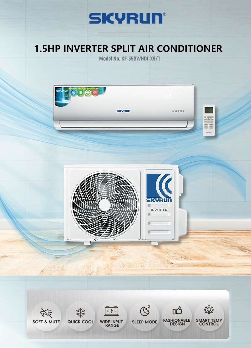 SKYRUN SPLIT AC 1.5HP INVERTER KF-35GWHDI-AB/2