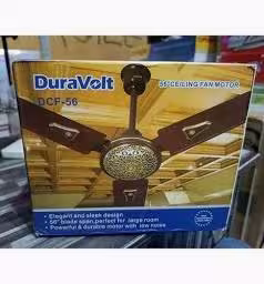 DURAVOLT CEILLING 56INCH DCF-56 NEW BROWN  ACDC1 WITH REMOTE
